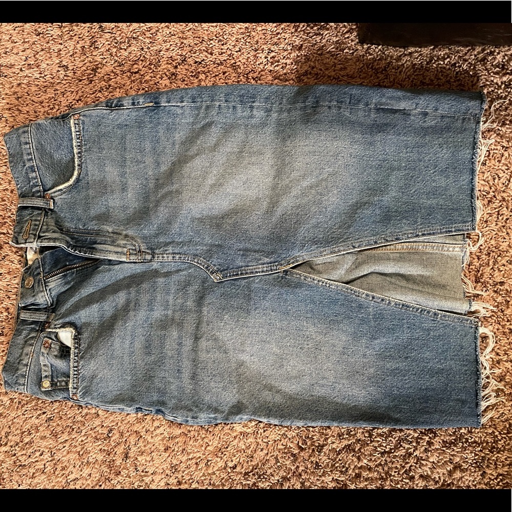 High waisted long skirt